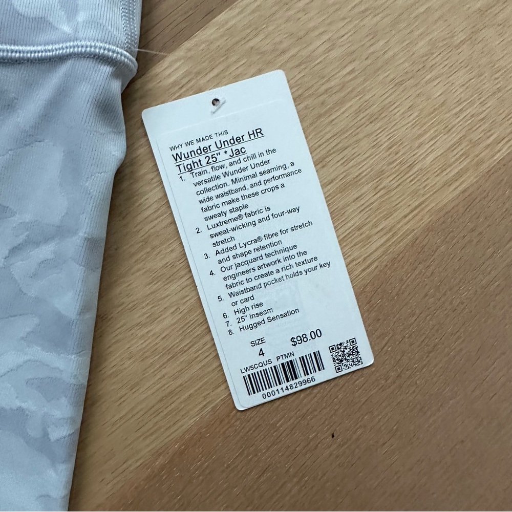 Lululemon Wunder Under HR tight 25”
